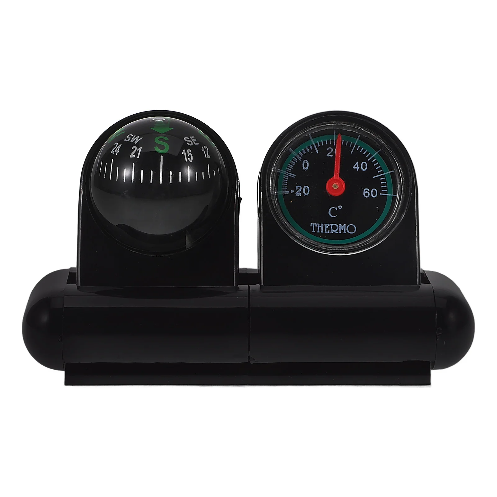 

Auto Dashboard Car Compass Ball Thermometer Multi Functional Navigation Direction Automotive Accessory Ornament