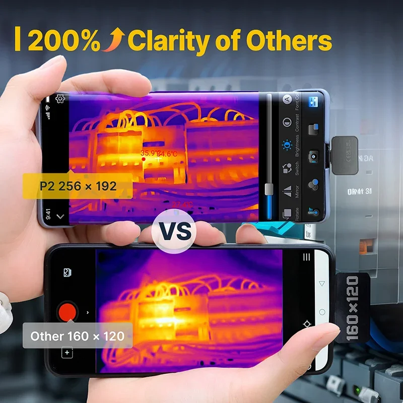 P2 Thermal Imager 512×384 Infrared Camera for Phone