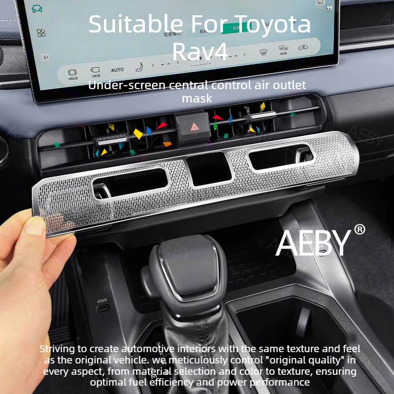 

For Toyota Rav4 2023-2026 Dashboard air outlet dust cover,Center console air conditioning vent dust cover,Dashboard dustproof