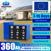 EU Stock 360Ah 3.2V Lifepo4 Battery Lithium Ion Akku LFP for RV EV Camping Car Boat Ship 12V 48V Solar Home Energy Storage Power