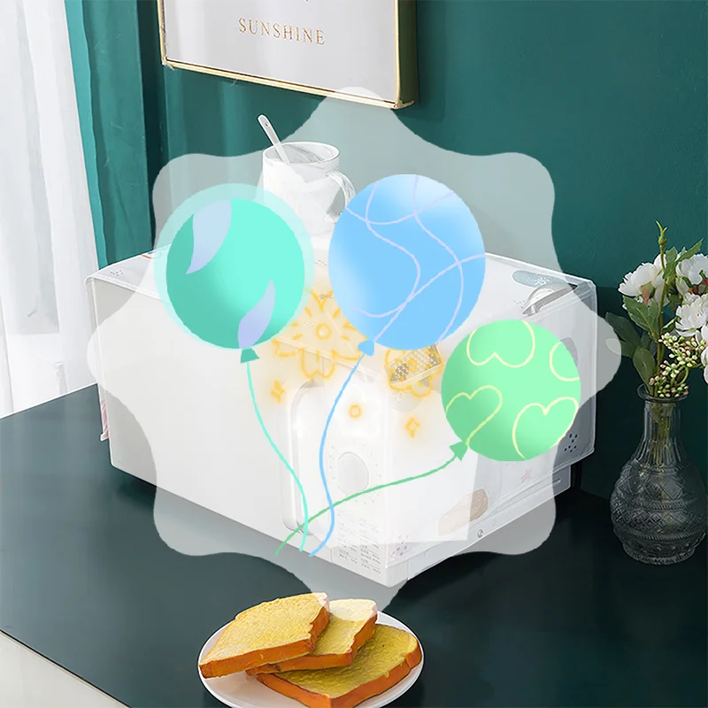 Refrigerator Covers Dustproof Storage Bag Washing Machine Cover Washable PEVA Covers Household Storage Organization Home