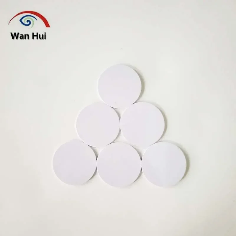 10Pcs NFC Schlüssel Tag Ntag215, 13,56 MHz, NTAG 215, Ultraleicht RFID Tags, Runde Tags, durchmesser 25 mm