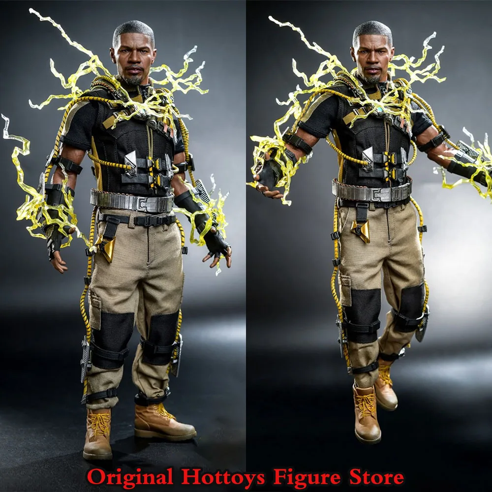 Hot Toys MMS644 1/6 Soldier Spider Man: Heroes Without Return - Electric Man Full Set 12-INCH Action Figure Model Collection