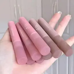 12 Colors Velvet Matte Lip Glaze Chestnut Waterproof Lasting Non Fading For Lady Sexy Lip Makeup Liquid Lipstick Cosmetic TSLM2