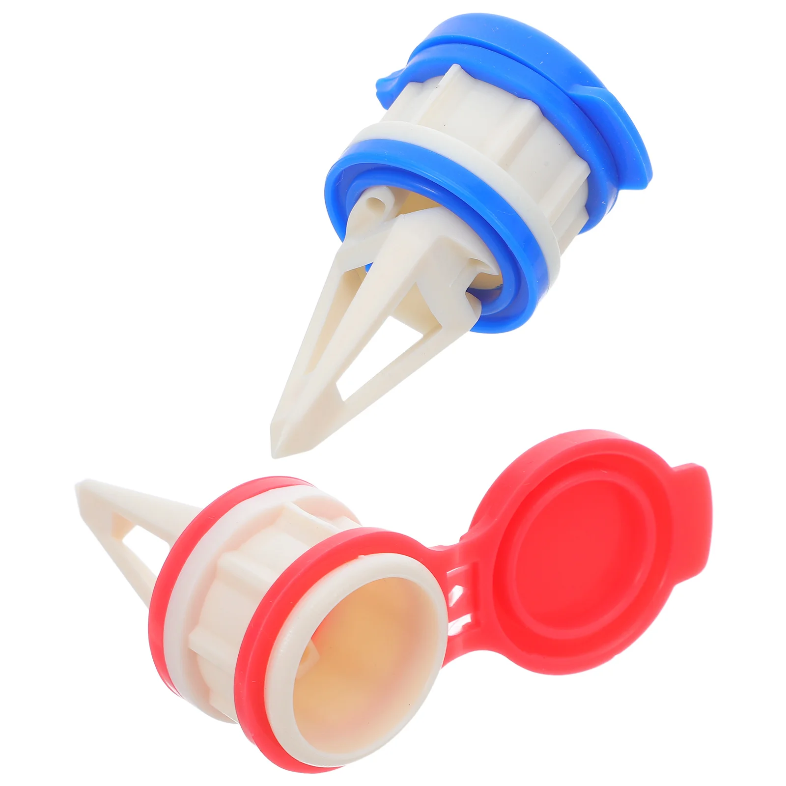 

2pcs Box Drinks Diverter For Fridge Gallon Milk Beverage Extension Mouth Portable Drink Bottle Splitter Kitchen Gadget Home