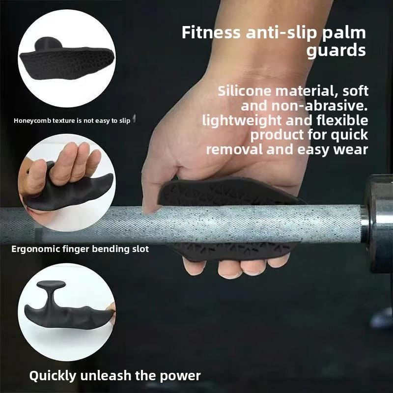 

New Silicone Workout Gloves - Gym Protection for Dumbbell & Weight Lifting