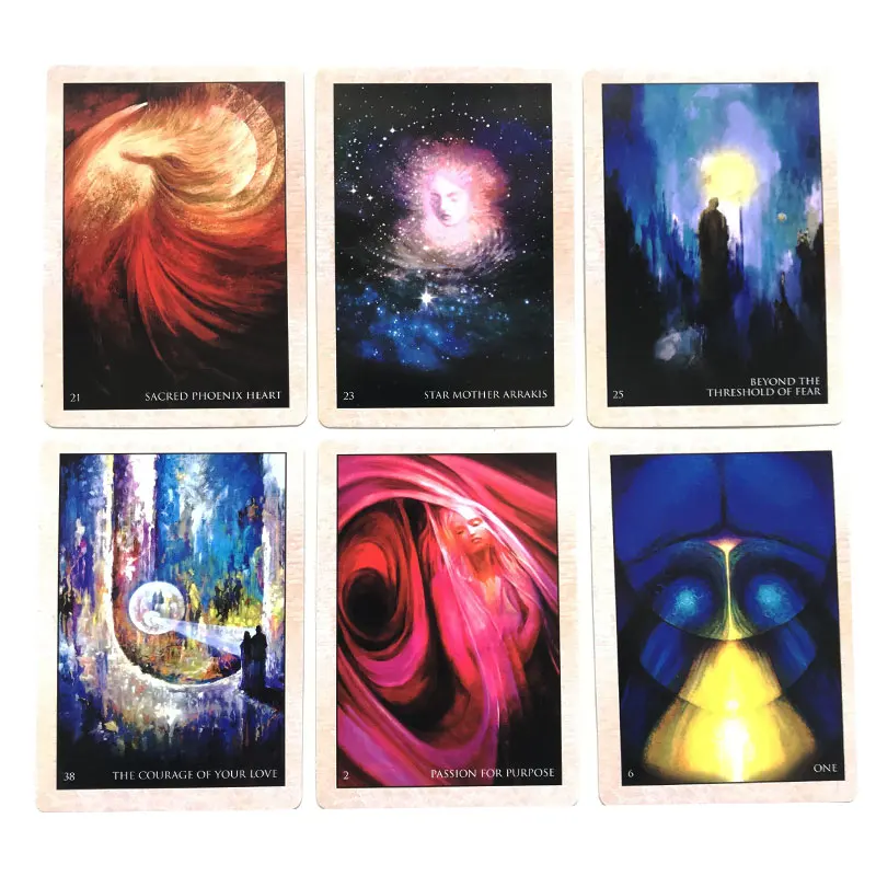 Hot sales Fairchild Rumi Oracle Tarot Card Fate Divination Prophecy Card Family Party Game Tarot 44 Card Deck PDF Guide