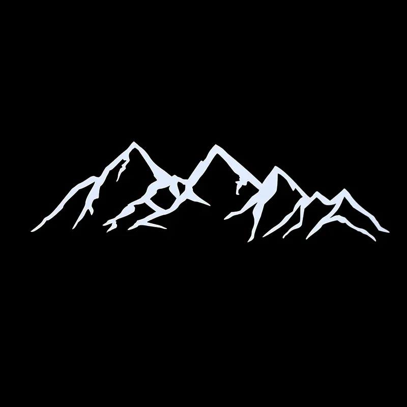 

Car Stickers Mountain Series Window Stickers Cool Reflective Vinyl Decals Auto Parts PVC Waterproof Sunscreen 15cm