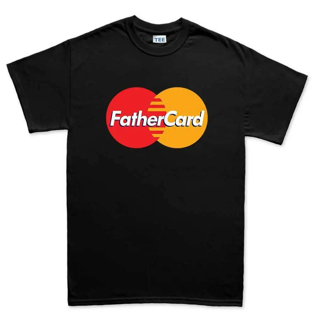 

Fathercard Master Dad Card Fathers Day Present Gift Funny Mens T shirt Tee Top