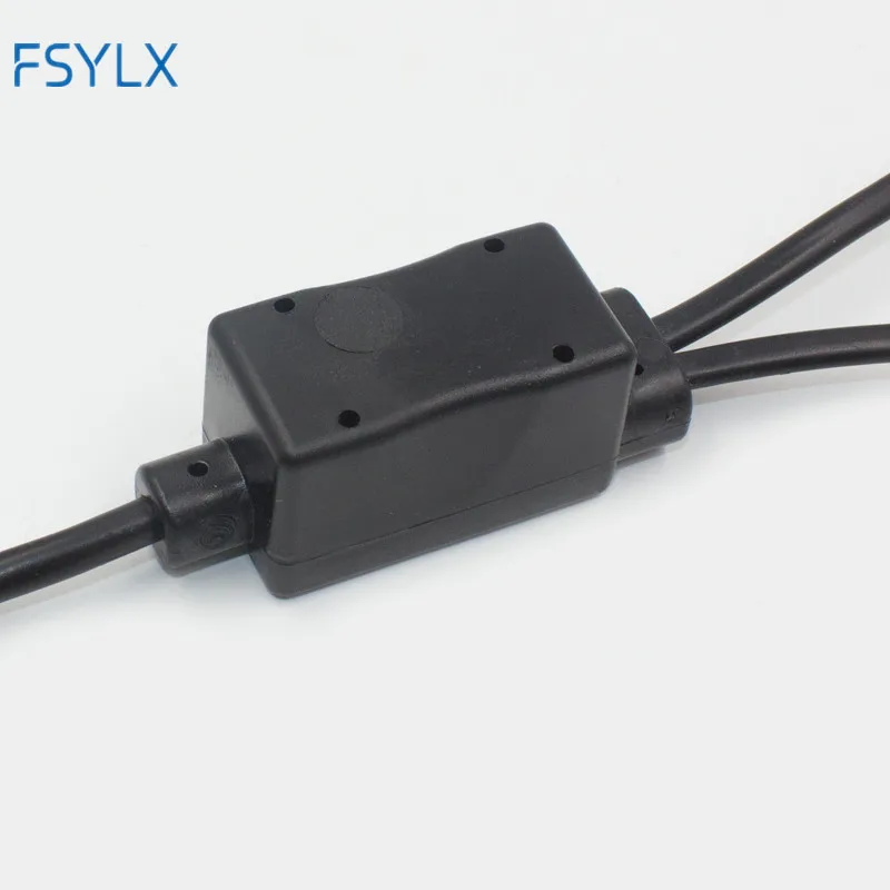 FSYLX 2pc H4 bixenon adapter Hi-Lo Relay Wiring Harness HID Xenon Ballast Cable Wire Connector for One Auto Motor Headlamp Light