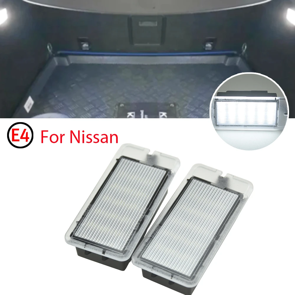 

Для Nissan Leaf для Nissan Kicks 2012-2019 для Renault Clio IV LED 2018-2024, внутренний светильник багажника, багажника