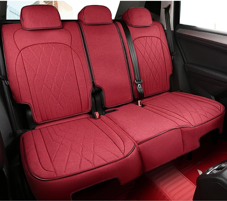 مخصص الكتان مقعد السيارة يغطي لمرسيدس ML W164 2005 ~ 2011 W214 2024 W203 2004 ~ 2007 كيا سونيت 2024 اكسسوارات السيارات الداخلية