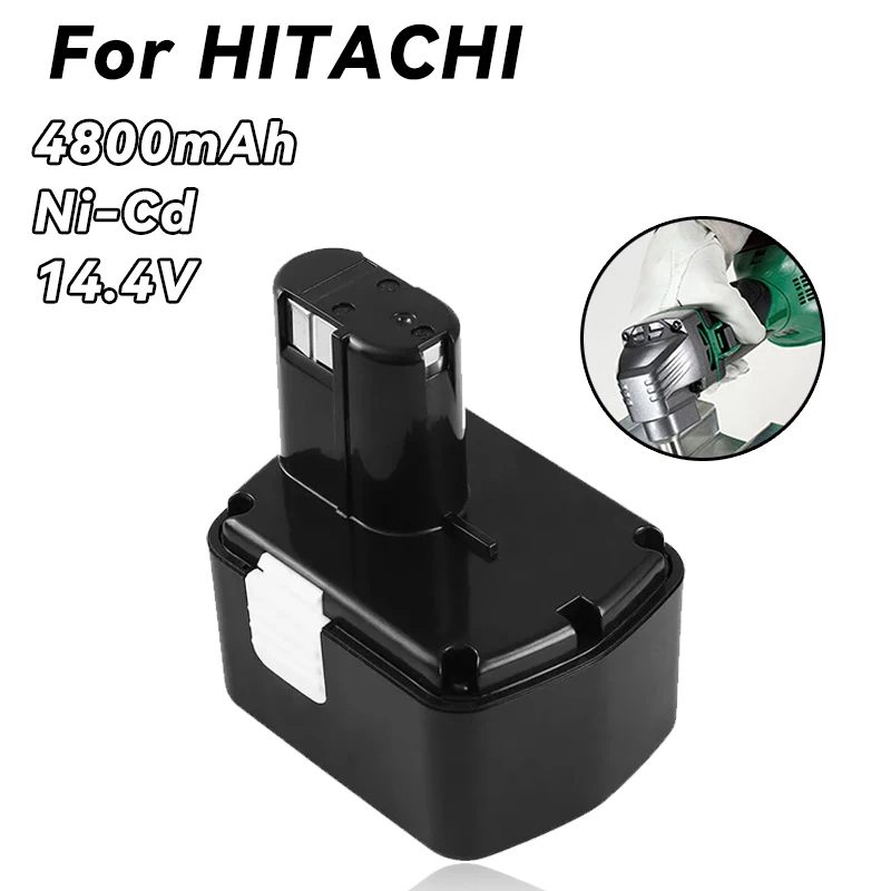 

4.8Ah 14.4V NI-CD for Hitachi EB1414S Replacement Drill Tool Battery EB14B EB1412S 324367 EB14S DS14DL DV14DL CJ14DL DS14DVF3