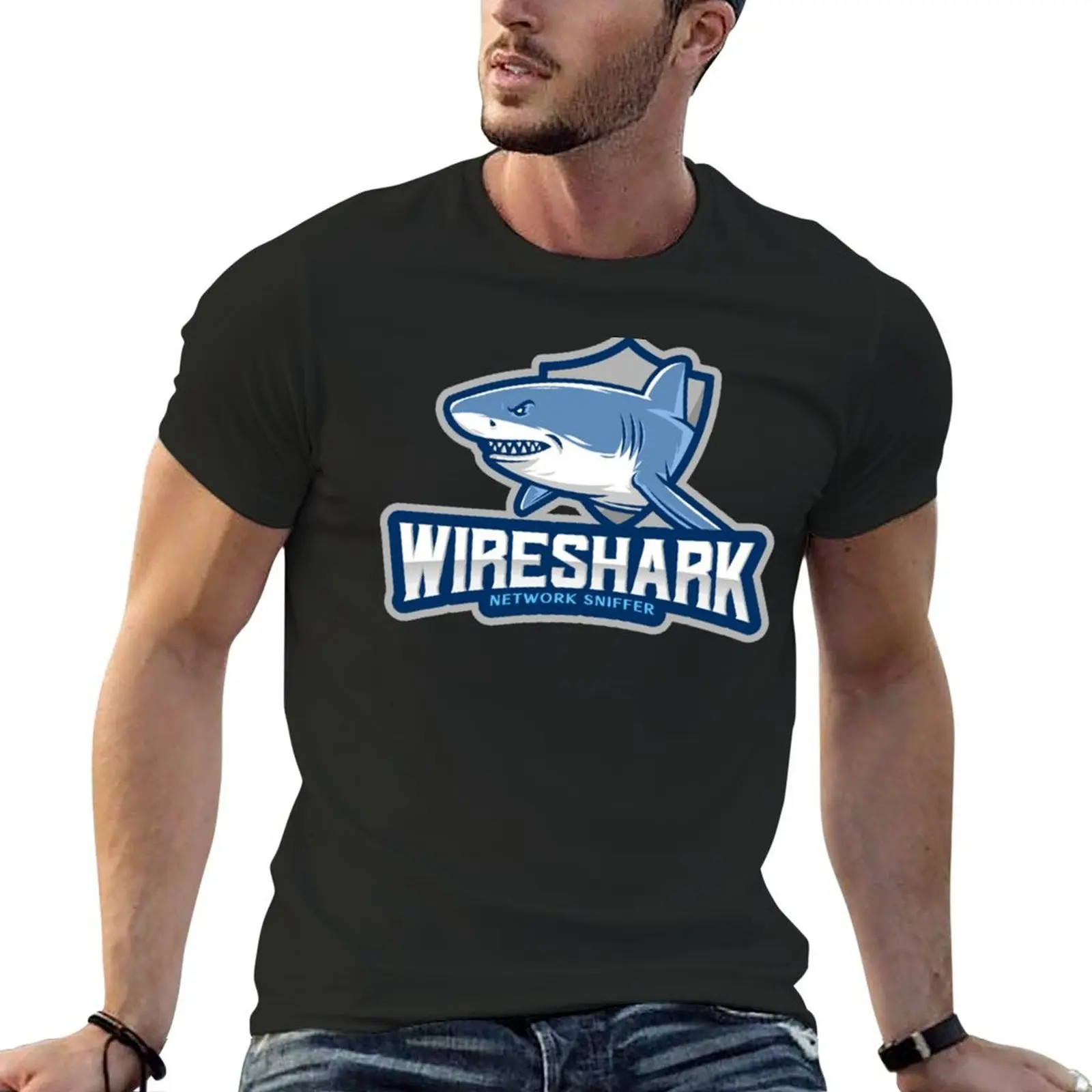 Cyber Security - Wireshark Network Sniffer T-Shirt graphic shirts new edition boys animal print mens tall t shirts