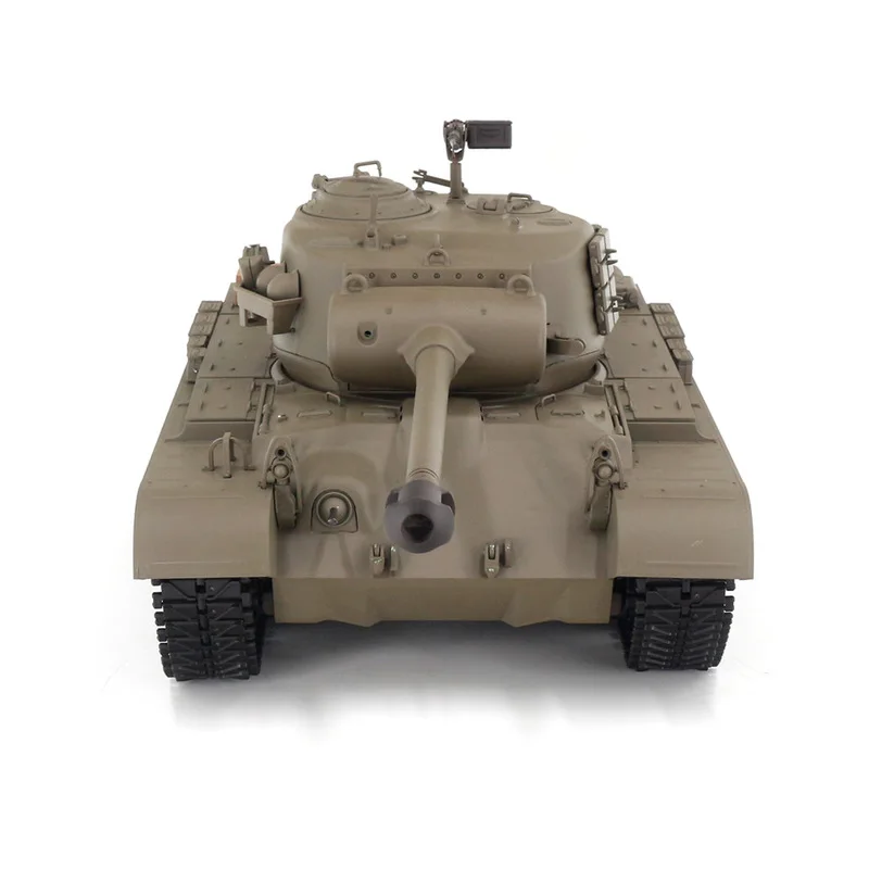 Henglong 1:16 3838-1 American M26 Pershing Heavy Tank Rc Model Metal Tank Simulation Model Remote Control Athletic Toys