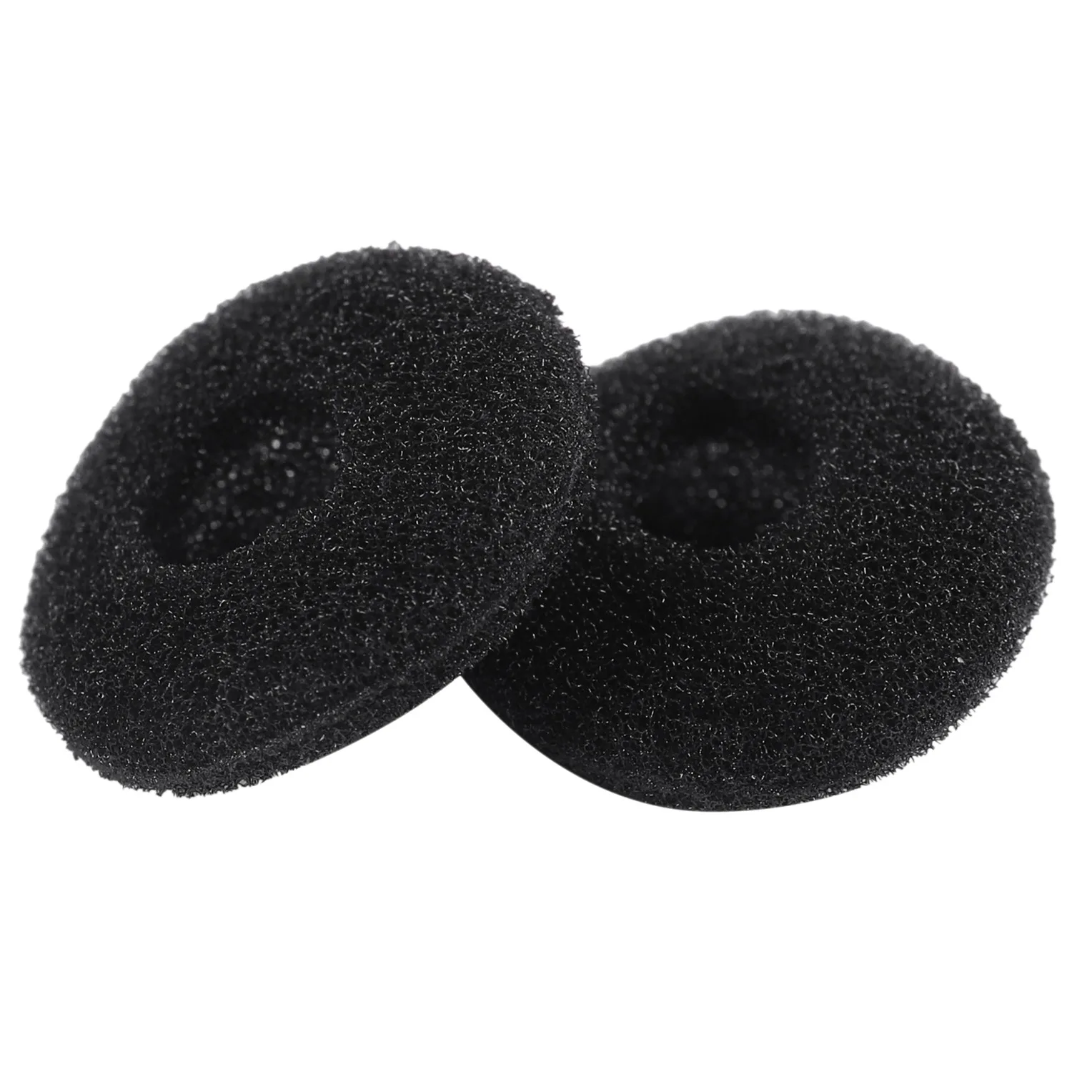 L-Latest Replacement Earphone in Soft Foam Sponge Bearing Headsets Covers Black