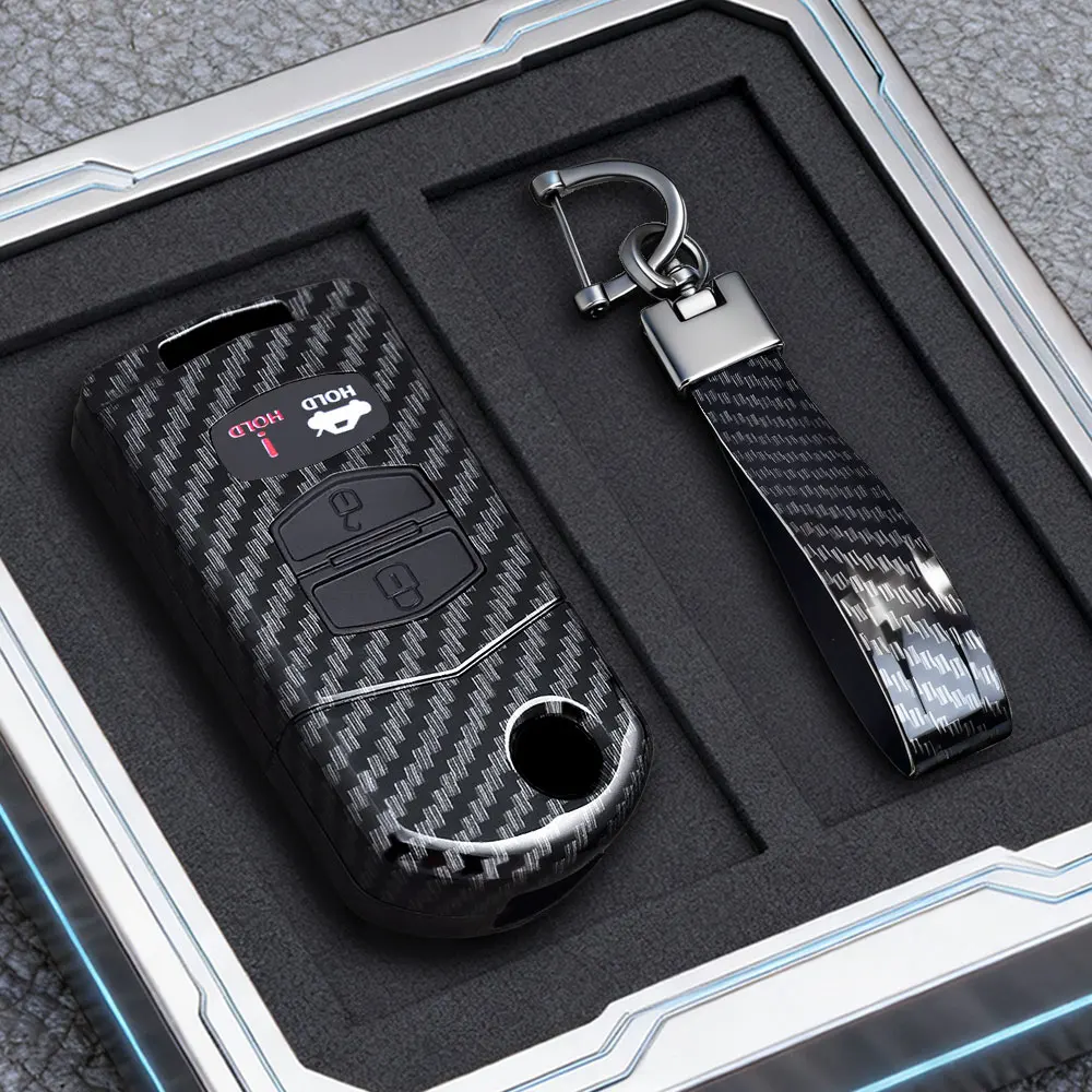 Carcasa de ABS de 2/3/4 Botones para Mazda Demio 2 3 5 6 M3 M5 M6 CX-5 CX7 CX9 RX8 MX5 MPV, Funda para Llave de Coche, Cubierta para Llave Inteligente