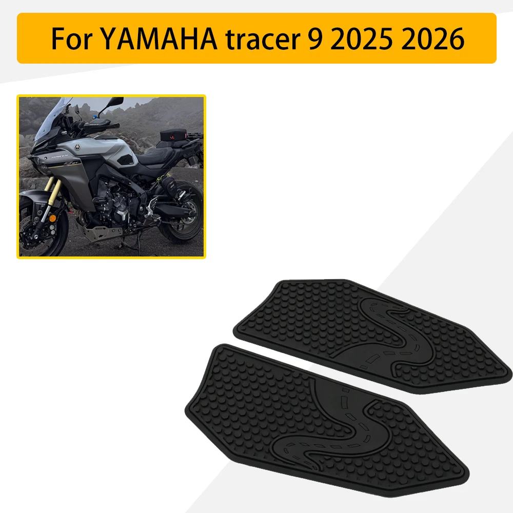 Waterproof Fuel Tank Pad for Yamaha Tracer 9/9 GT 2025 Motorcycle, Durable Rubber Side Tank Protector Accessories