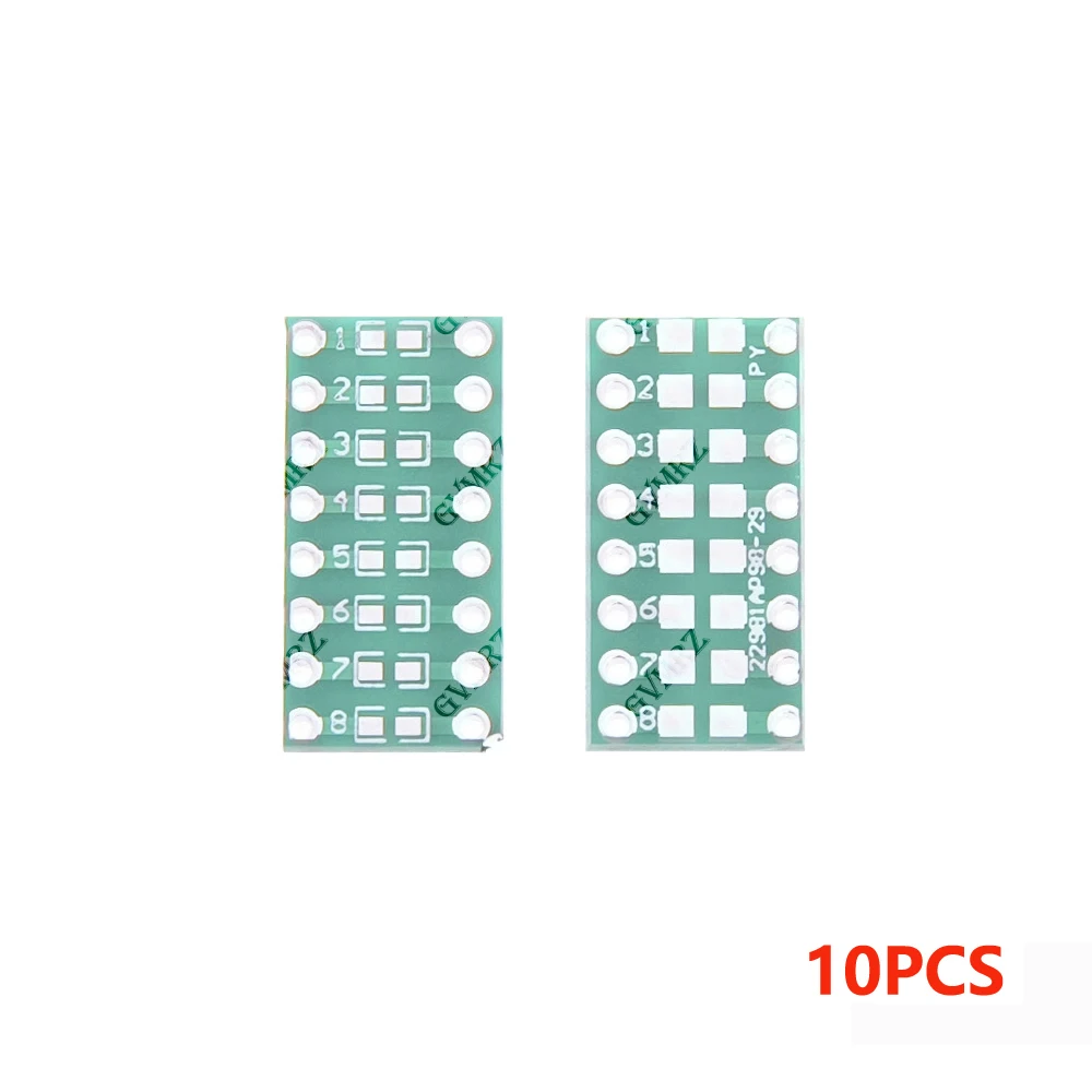 SMD to DIP FQFP 0402/0603/0805 to DIP PCB Adapter Board Kit for SOT23 SOT89 SOP TSSOP QFP IC Conversion
