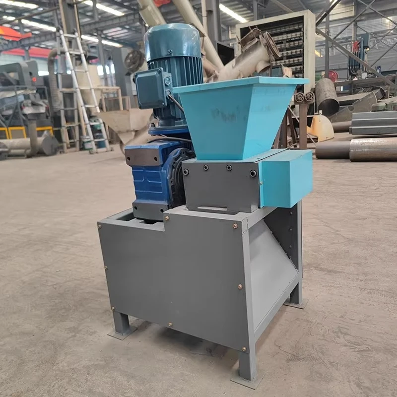 Mini Plastic Crusher/Shredder Machine Double Shaft Design With Gearbox For Home Use & Recycling For Sale
