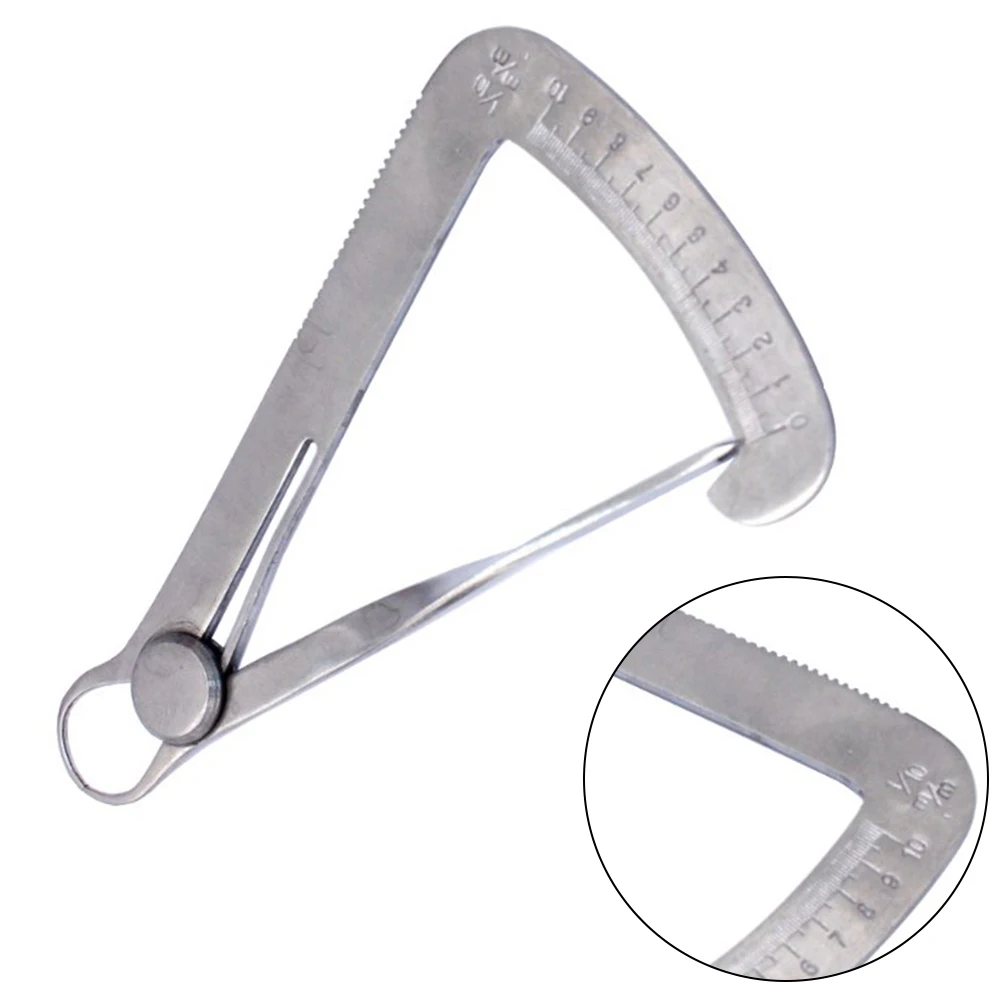 

1pcs 0-10mm Caliper Dental Gauge Caliper Dentist Metal Wax Thickness Measurement Ruler Tool Dental Caliper For Wax Dental Lab