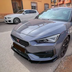 Für Seat Leon MK4 Cupra Frontschürze Lip Spoiler Splitter Diffusor Nachrüstung Leon 4KL S/S S/C S/T Cupra 2021-2024 Bodykit Tuning