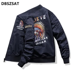 2025 Winter Man jackets bomber coat racing motorcycle Clothes luxury aviator tactical Field vintage military men Clothing
