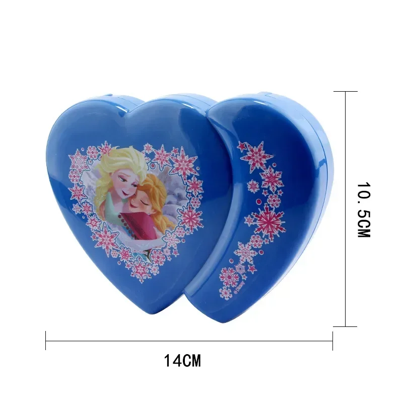 [ديزني] مستحضرات التجميل للأطفال صندوق الغرور المجمد الأميرة أحمر الشفاه ظلال العيون أحمر الخدود طلاء الأظافر للأطفال اللعب منزل لعب للفتيات هدية