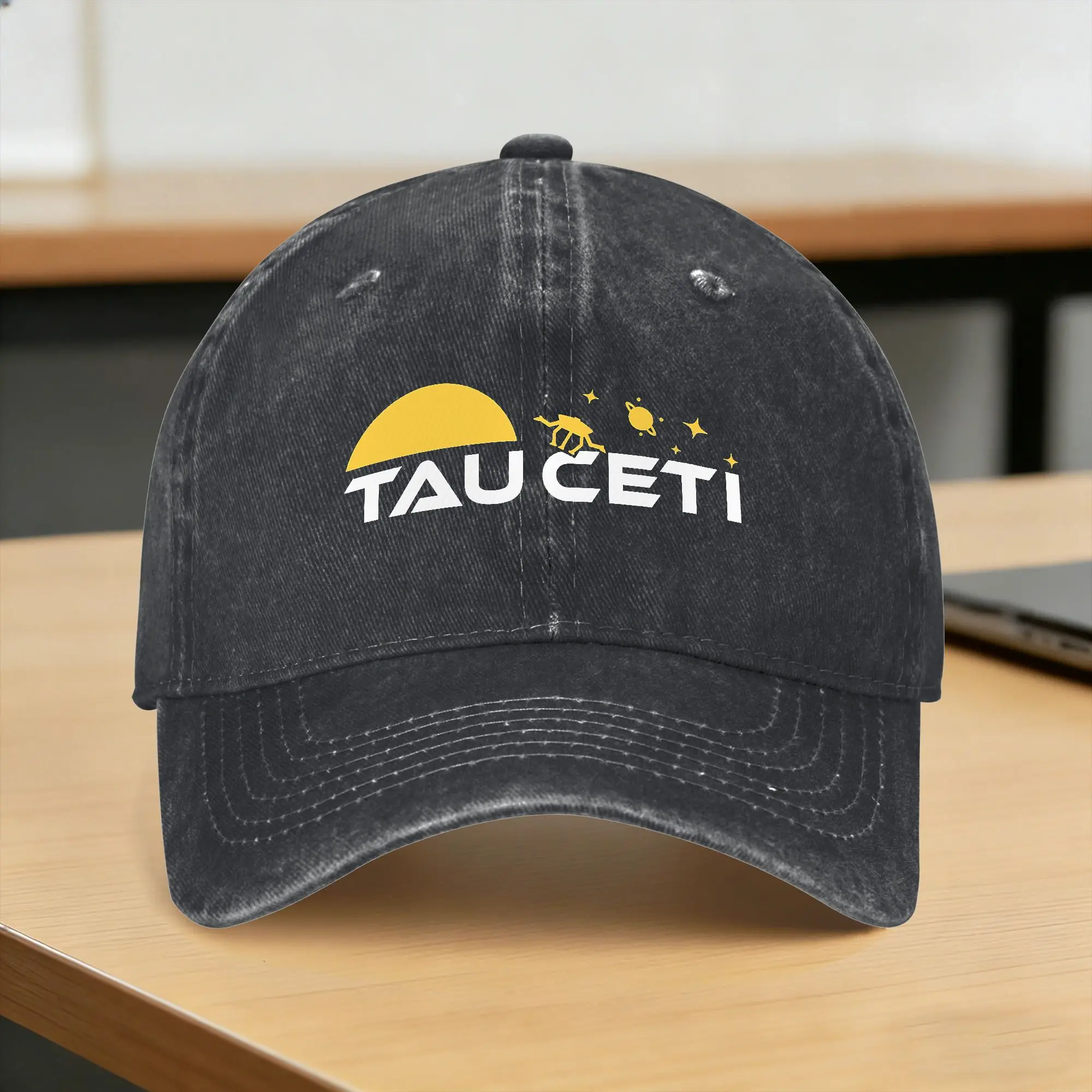 Summer Project Tau Ceti Baseball Cap Sun  High Quality Print Washed Trucker Hat Couple Women Casual Camping Caps