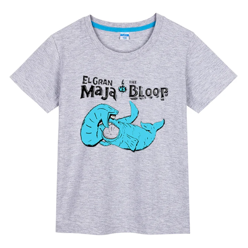 El Gran Maja vs The Bloop shirt Gran Maja shark eel serpent boys t-shirt child graphic tee scp fan gaming gift toy Gamer