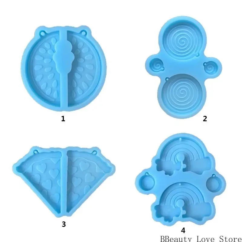 

Watermelon Lollipop Eardrop Danglers Earrings Resin Mold DIY Crafts Mould