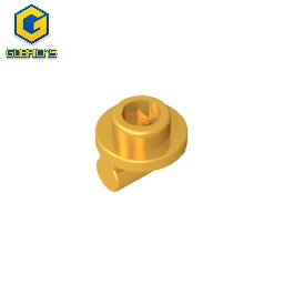 Gobricks GDS-2045 Plate Round 1 x 1 with Open Stud and Bar on Underside  compatible with lego 25893  Assembles  toys
