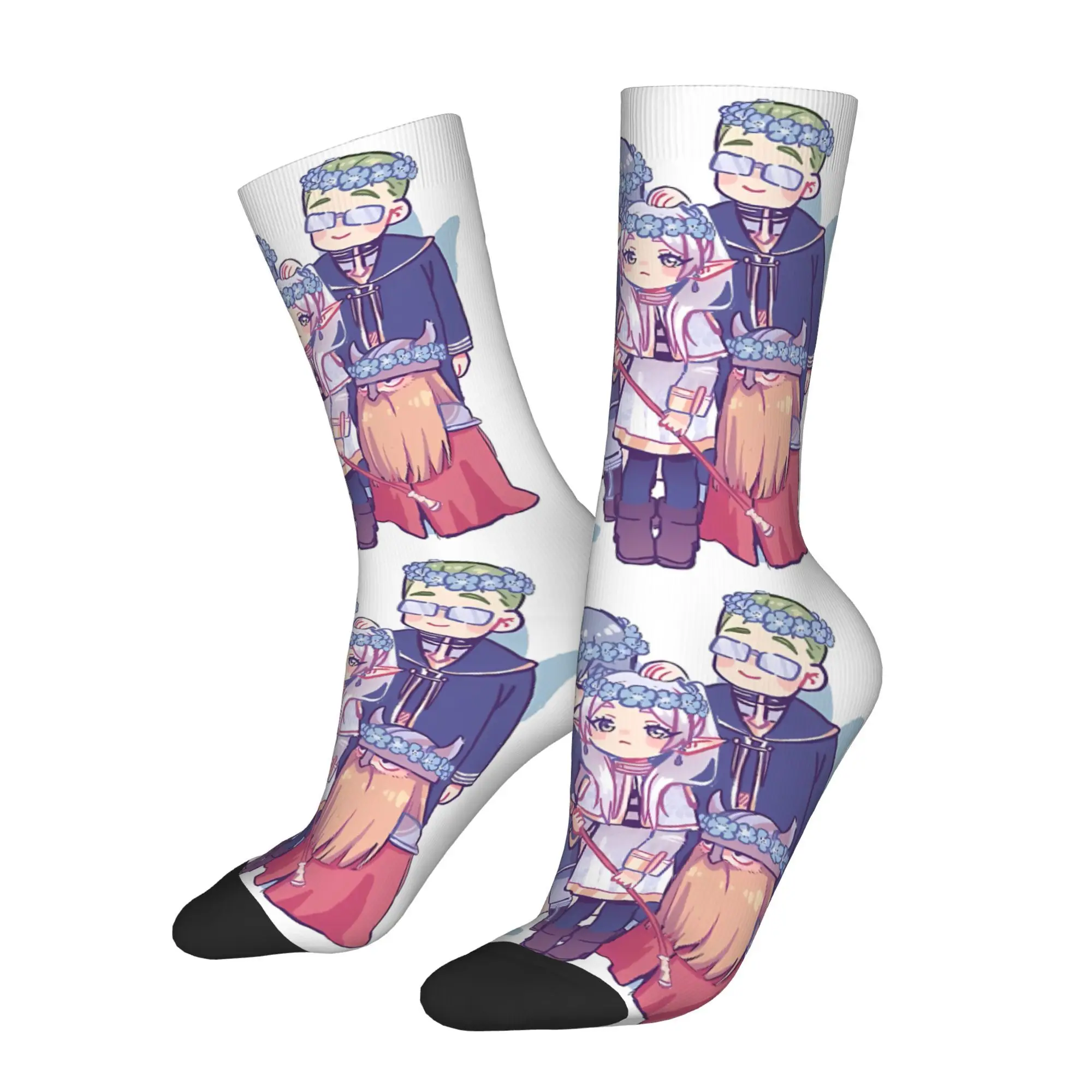 

Fantasy adventure animation Frieren: Beyond Journey’s End Sock Printed Man Polyester