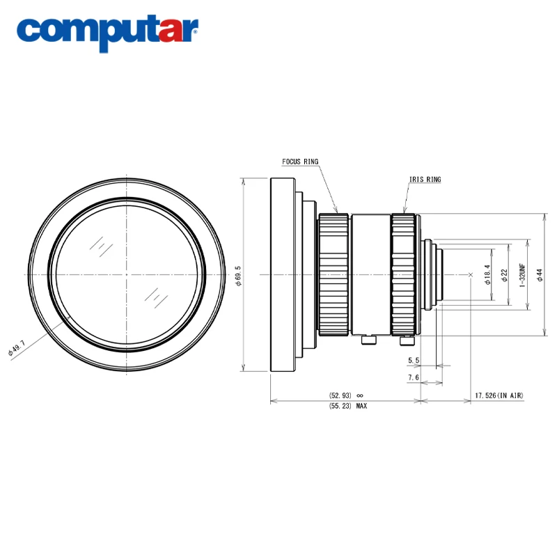 Computar V0826-MPZ 20MP 1