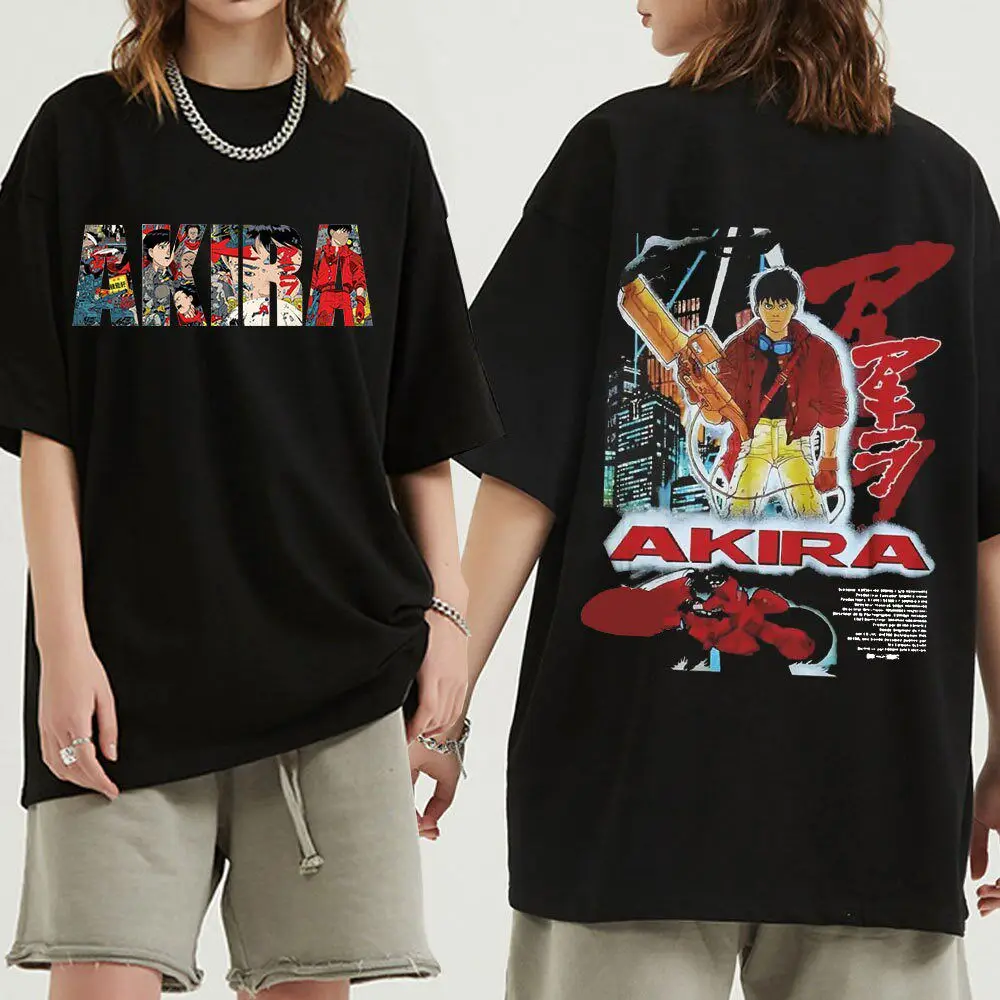 Hot Japanese Anime Neo Tokyo Akira T Shirt Movie Science Fiction High-end Luxury Unisex Style Both of Men and Women