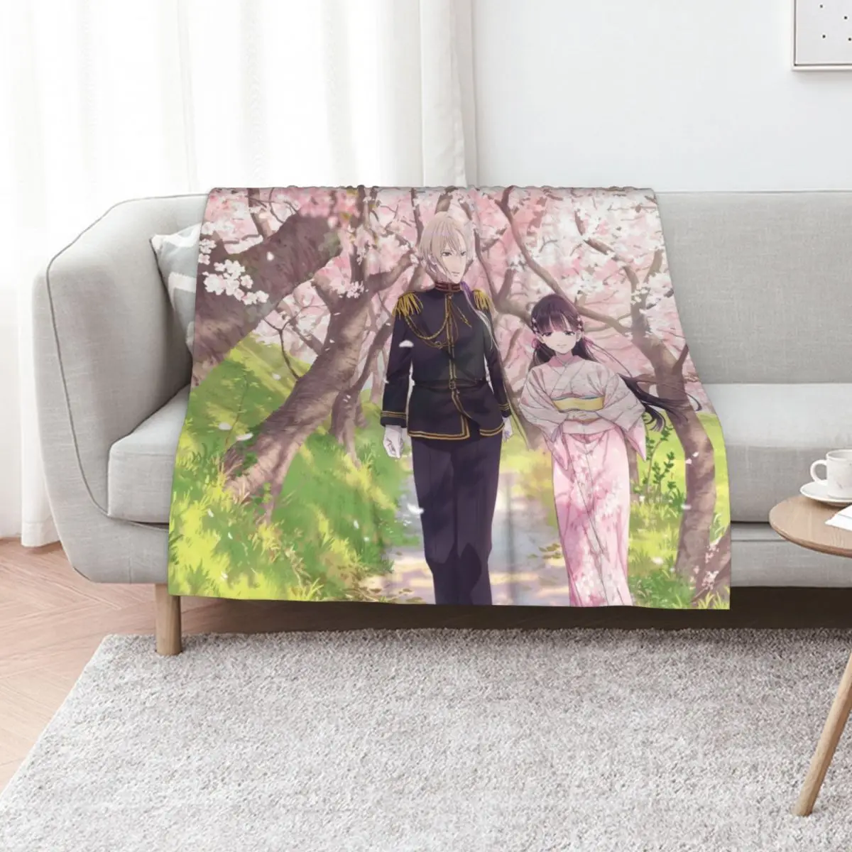 My Happy Marriage Throw Blanket Stuffeds Personalized Gift Furrys Moving Custom Blankets For Bed Blankets