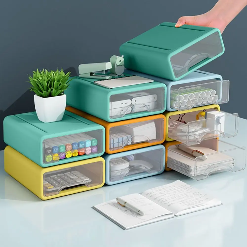 

Box Office Supplies Remote Control Stationery Desktop Organizer Storage Cabinet Desktop Storage Drawer Jewelry Container