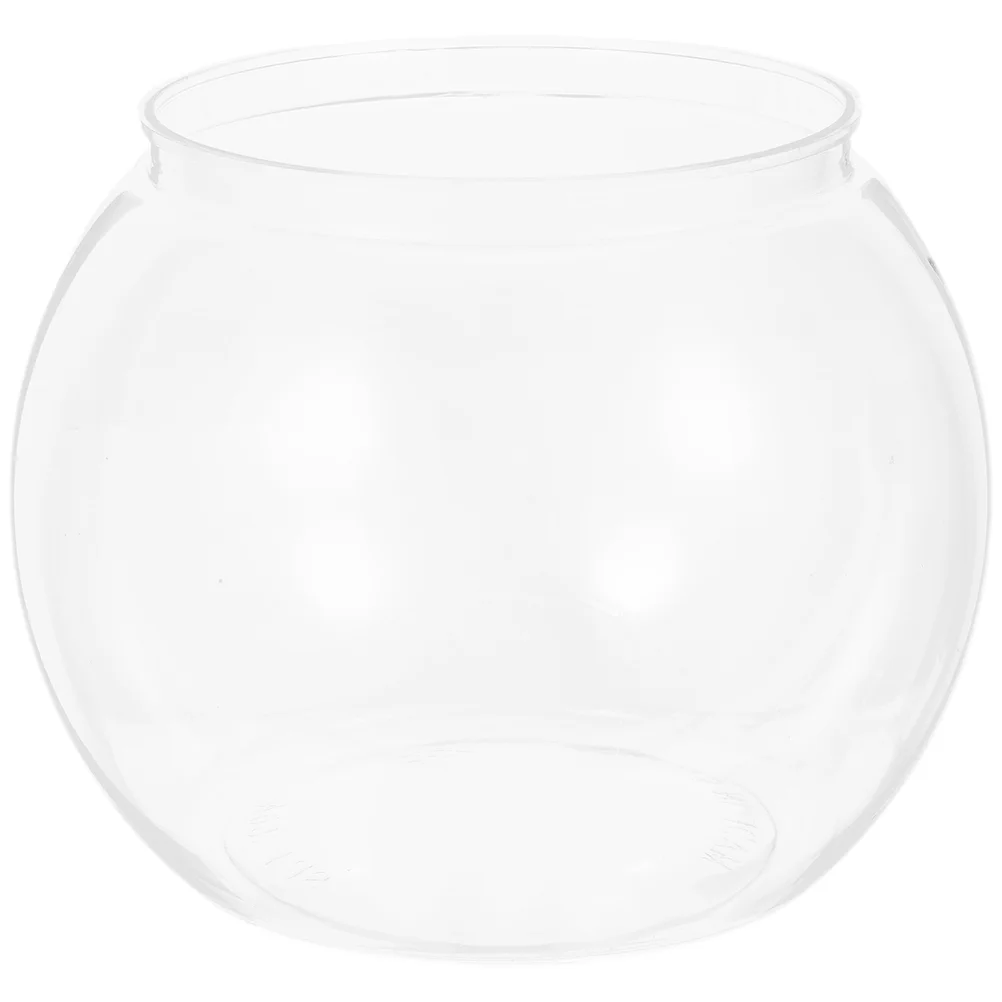 

Clear Bubble Planter Transparent Round Fish Tank Small Bowls Betta Multi-function Office Terrarium