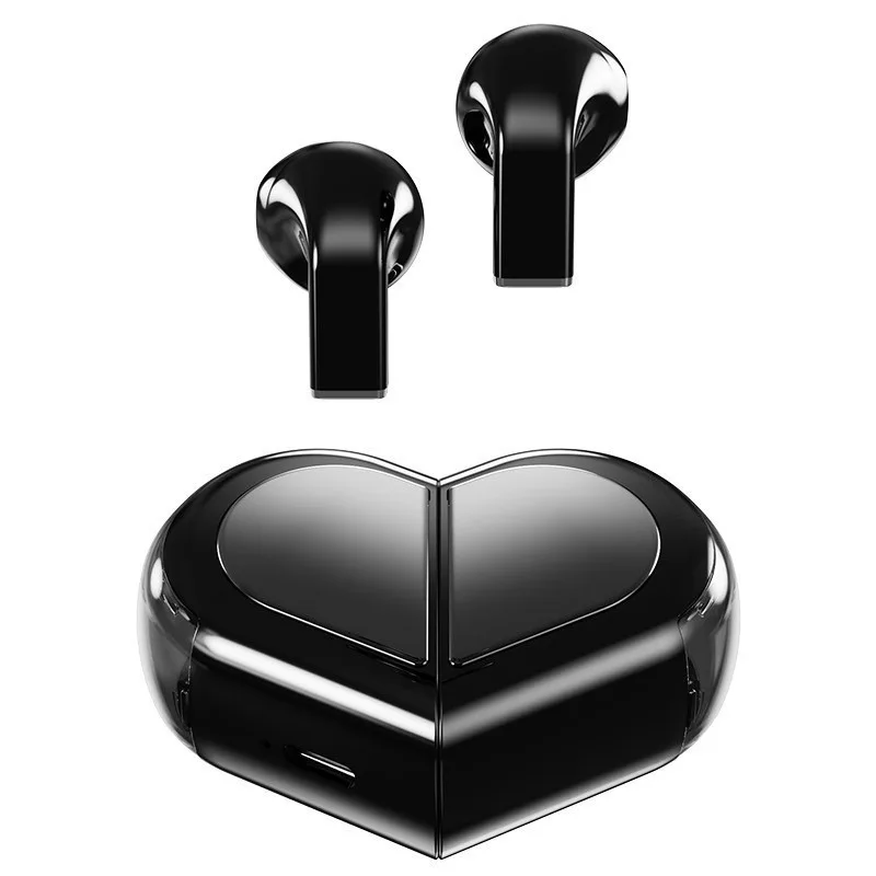 

Heart Shaped TWS 5.3 Wireless Earphone Touch Screen Ear Buds Creative Waterproof Headphones Hi-Fi Sound Headset K520