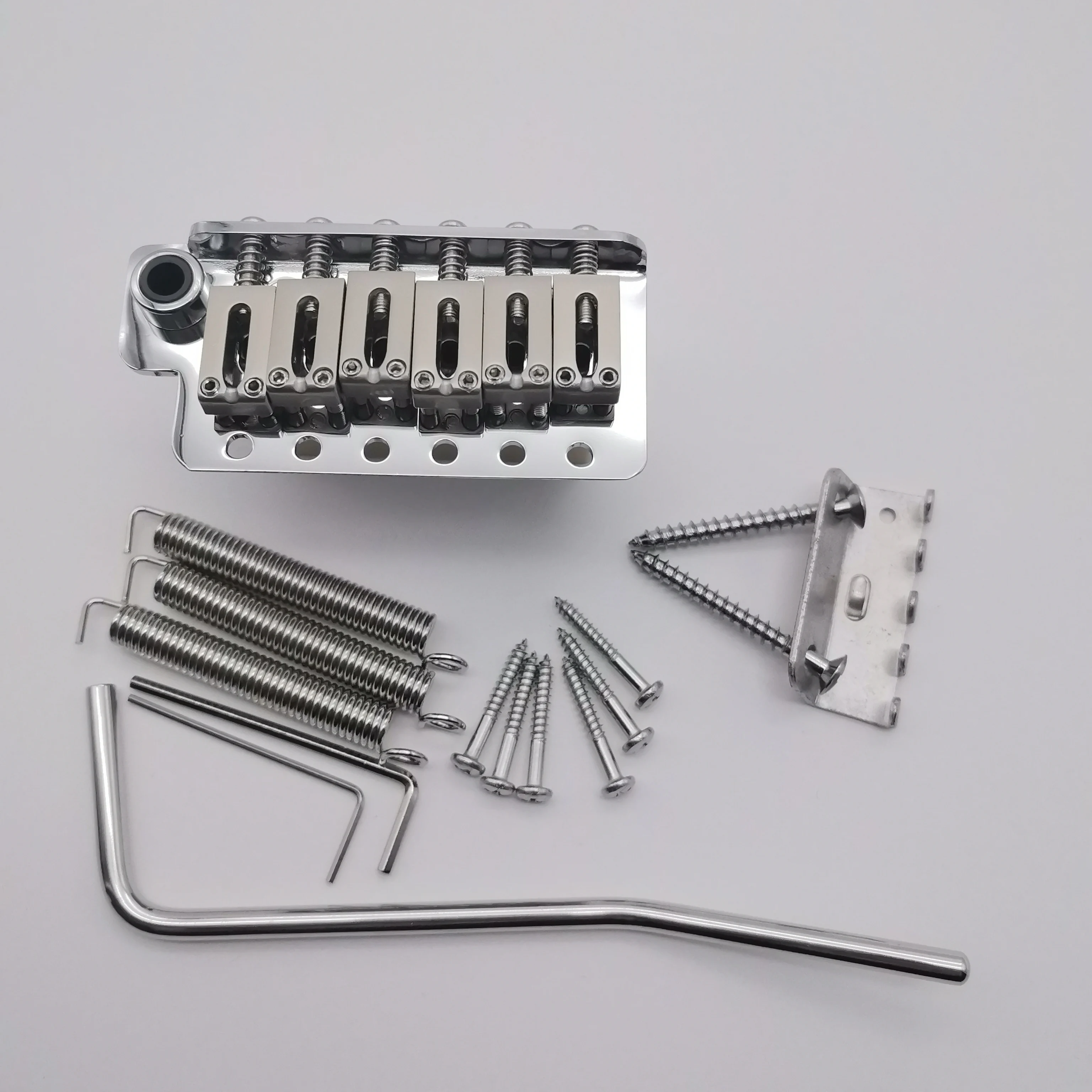 Upgraded 6-Point Tremolo Bridge Solid Brass Block Locking String Vibrato System