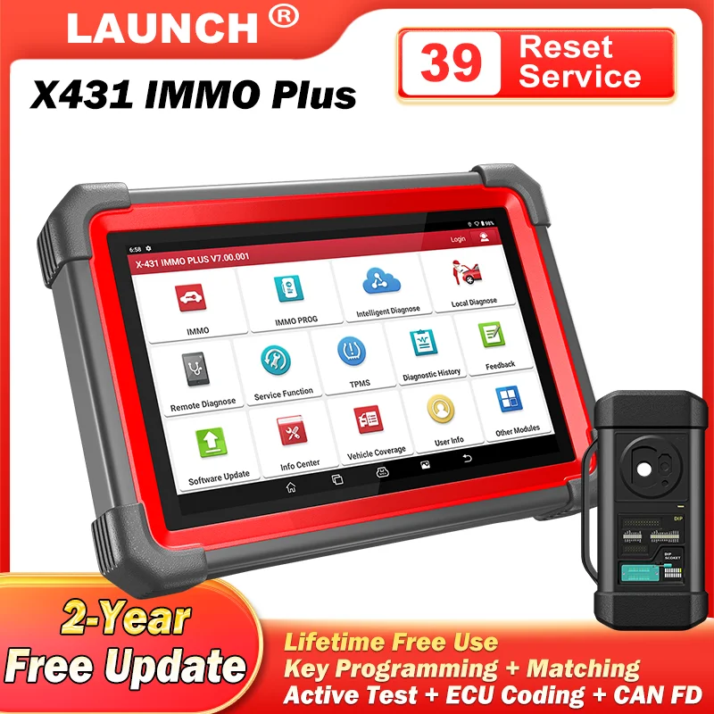 LAUNCH X431 IMMO Plus Key Programmer Diagnostic Tools X-PROG 3  Anti-Theft Matching Programming Car OBD Scanner pk X-431 V Elite