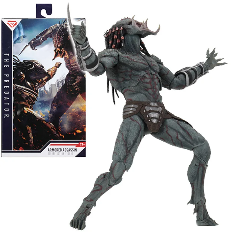 

NECA Fugitive Predator Figure The Predator Armored Assassin Action Figure Collectible Model Toys Dolls Gift