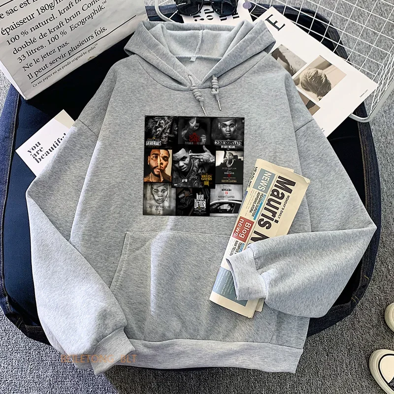 KGates KevinGates Hoodies Hooded with Pocket Sweatshirt Winter Fleece Long-sleeved Clothing Ropa Hombre Fashion Pullovers