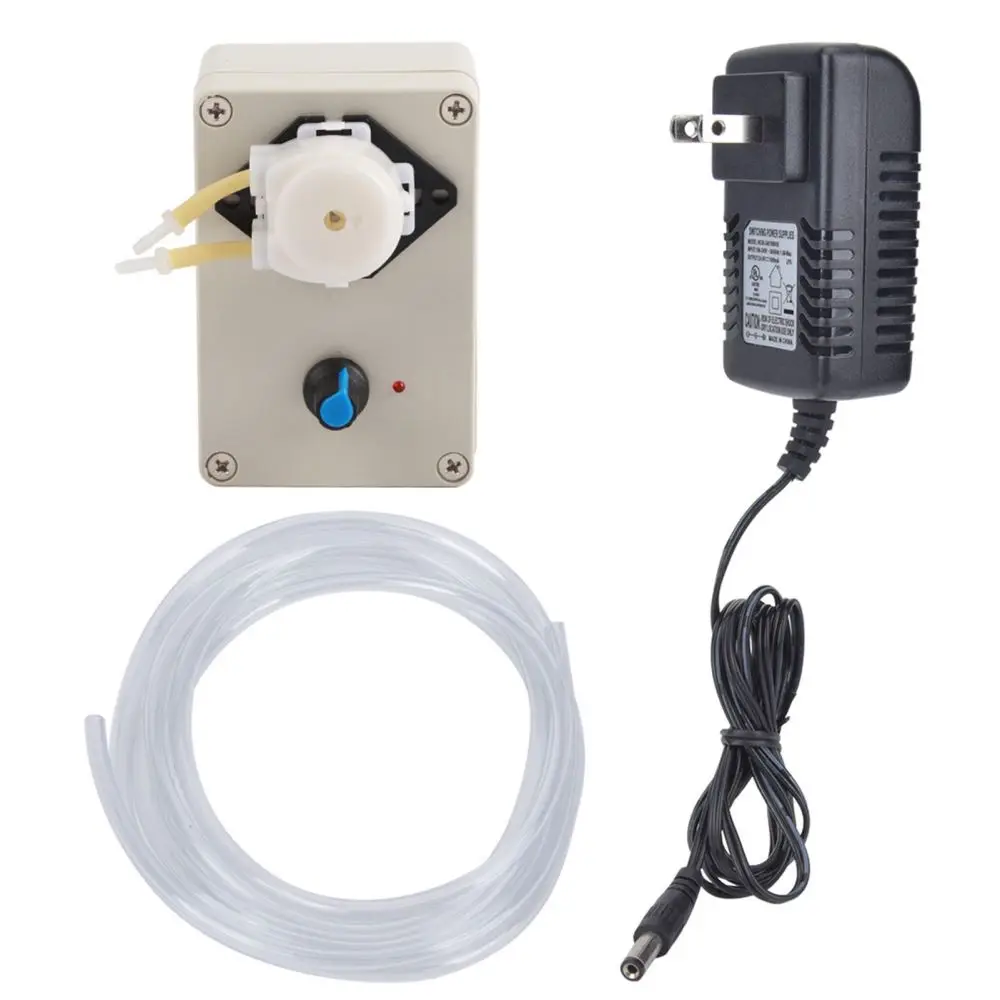 Parek AB21 Micro Peristaltic Pump 12V 24V Adjustable Speed Dosing Pump For Laboratory Water Treatment Liquid Transfer Device