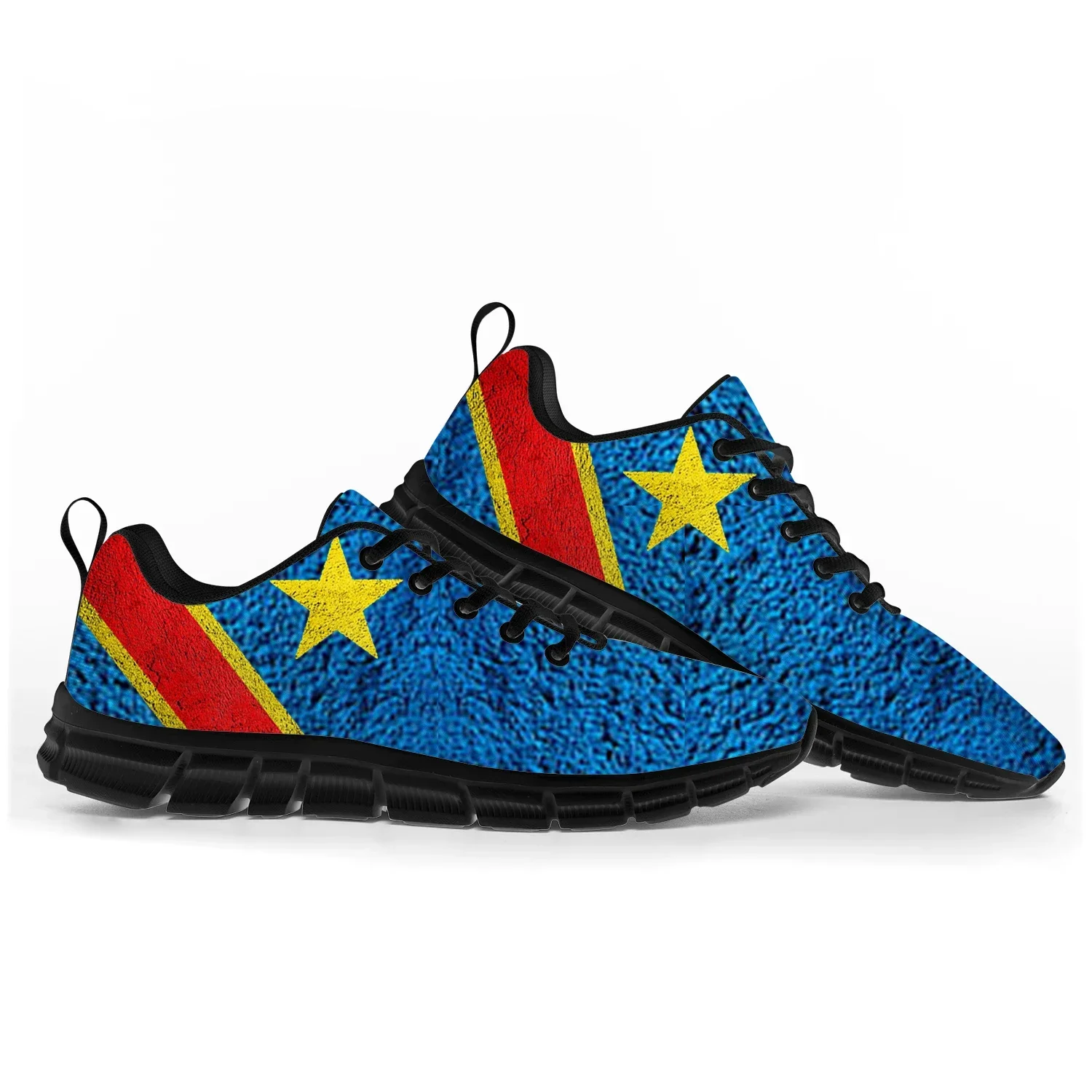 

Democratic Republic of the Congo Flag Sports Shoes Mens Womens Teenager Kids Children Sneakers Custom High Quality Couple Shoes