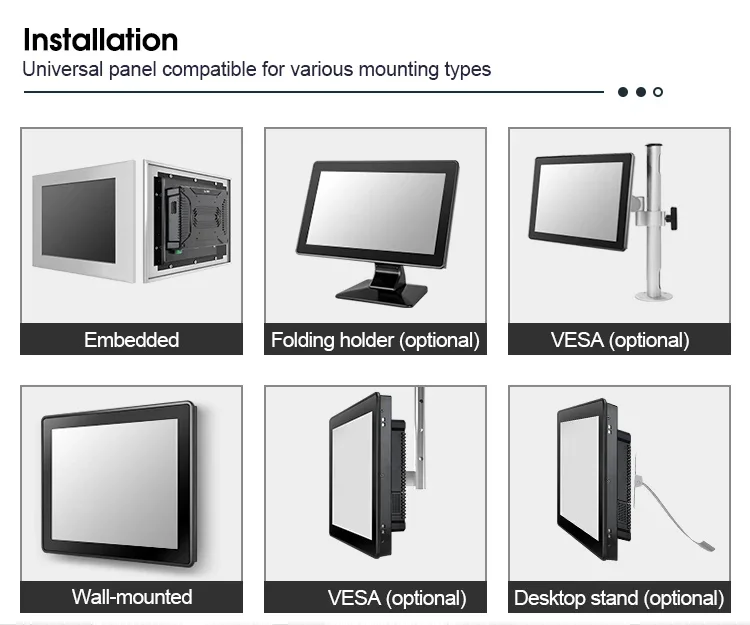 産業用ファンレスタッチスクリーンコンピューター,タッチスクリーン付き,ip65,パネル,Android,壁掛け,オープンフレーム,容量性