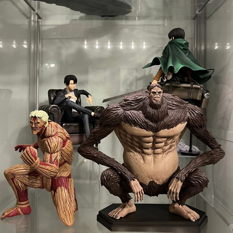 

No Box In Stock Genuine Gsc Pop Up Parade Attack On Titan Zeke Jaeger Kemono No Kyojin Beast Titan L Size Ver. 19cm Model Toy