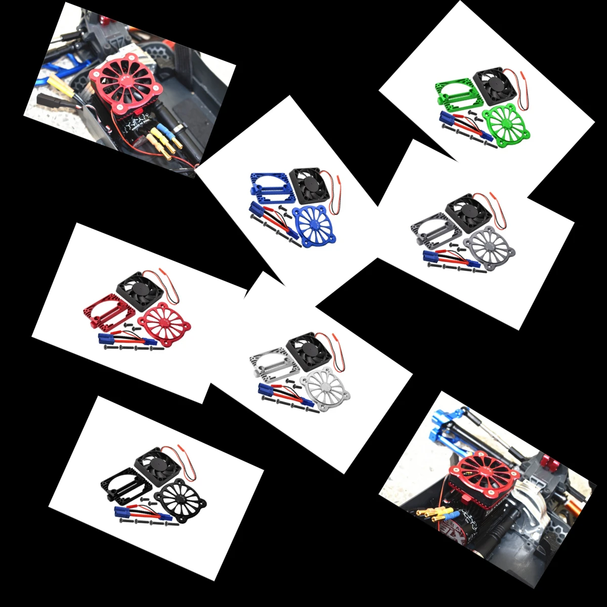 

GPM ARRMA 1/10 Kraton 4X4 4S For Aluminum Motor Heatsink With Cooling Fan