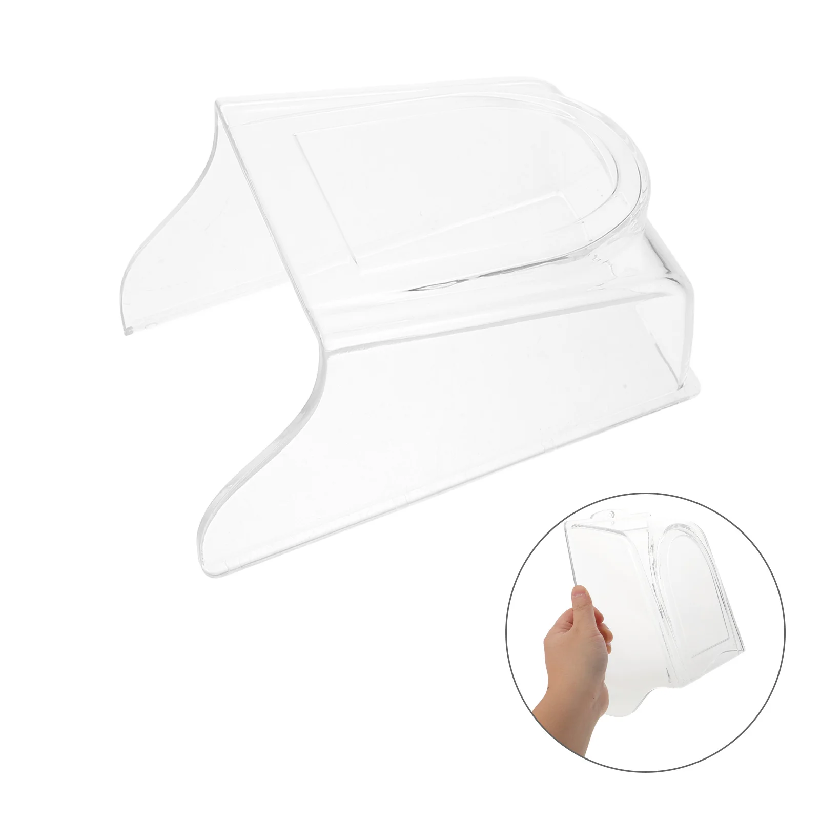 Waterproof Doorbell Rain Cover 8.37X4.76X3.14" Transparent Plastic Access Control Panel Protector Outdoor Keypad Shield For