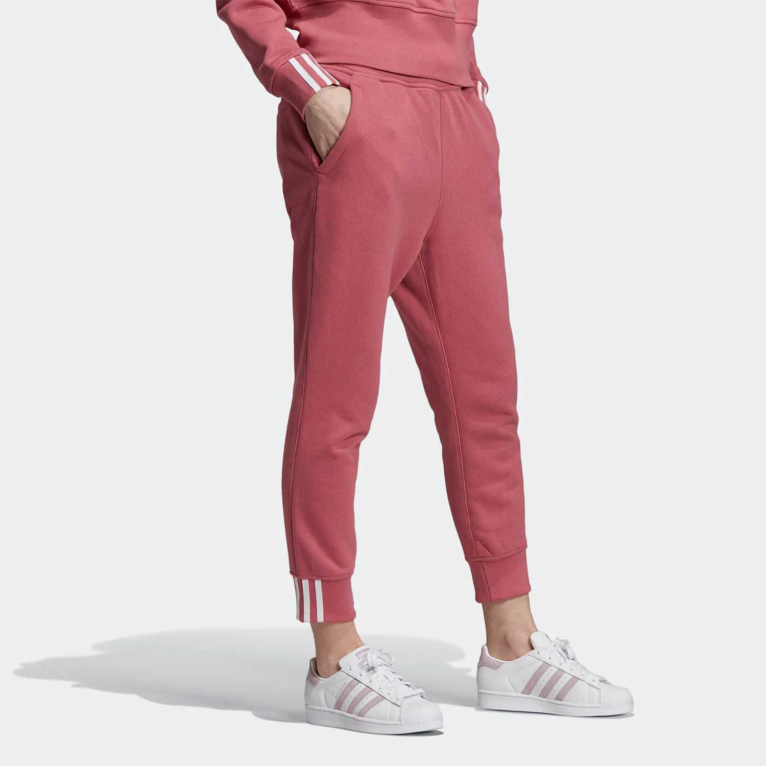 Adidas Authentic Spring Autumn New Three Leaves Women's Sports Casual Pants EJ8564